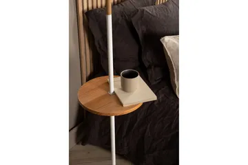 Hattman Golvlampa - Linne/Marmor/Beige/Brun/Vit - Products - Belysning - Lampor & belysning inomhus - Golvlampa