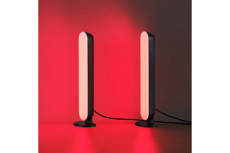 Game LED Bordslampa 2-pack svart RGB - Svart - Products - Belysning - Lampor & belysning inomhus - Sovrumslampa - Sänglampa - Sängbordslampa