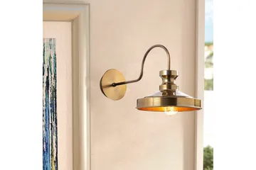 Vägglampa Adrimq Rany - Guld - Products - Belysning - Lampor & belysning inomhus - Sovrumslampa - Sänglampa - Sänglampa vägg