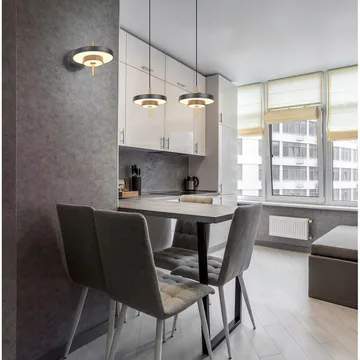 Vägglampa TRIO Keaton - Mattsvart/Mässing - Products - Belysning - Lampor & belysning inomhus - Sovrumslampa - Sänglampa - Sänglampa vägg