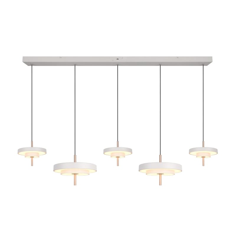 Pendel TRIO Keaton - 5 lampor, Varm Grå - Products - Belysning - Lampor & belysning inomhus - Taklampa & takbelysning - Kökslampa & taklampa kök