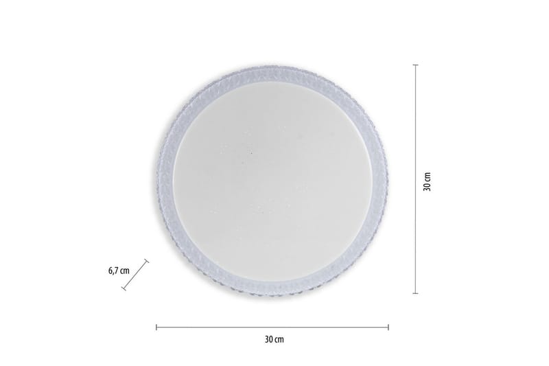 Taklampa Frida - 30x6,7x30 cm - Products - Belysning - Lampor & belysning inomhus - Taklampa & takbelysning - Takplafond