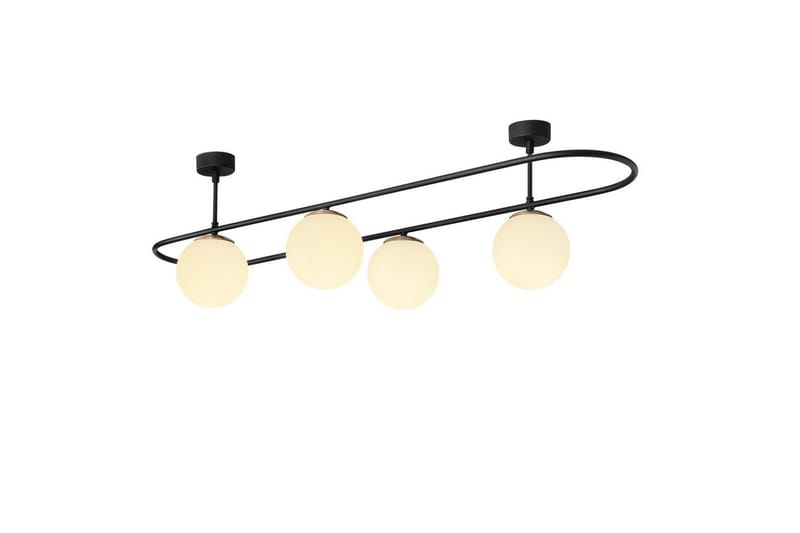 Taklampa Wynel Svart / Vit Fyra uttag - Fyra uttag - Products - Belysning - Lampor & belysning inomhus - Taklampa & takbelysning - Pendellampa & hänglampa