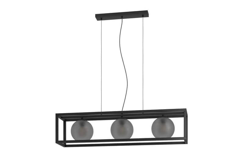 Takpendel Eglo Arangona Svart/Grå Ram med 3 Lampor