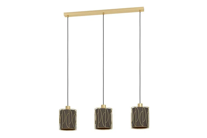 Takpendel Eglo Corojal Cappuccino/Mässing med 3 Lampor