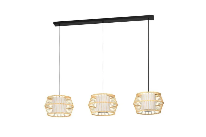 Takpendel Eglo Monterroso Natur med 3 Lampor