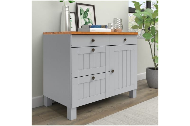 Alby Skänk 85 cm - Grå - Products - Förvaring - Förvaringsmöbler - Sideboard & skänk