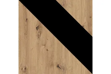 Ines Byrå 40x90 cm - Ek/Svart - Products - Förvaring - Förvaringsmöbler - Byrå - Hallbyrå