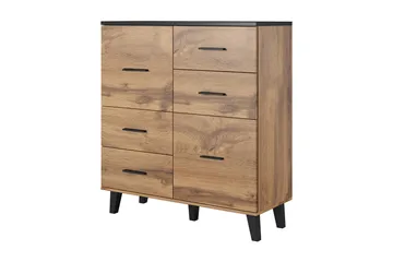 Kardos Byrå 45x110 cm - Natur/Svart - Products - Förvaring - Förvaringsmöbler - Byrå - Hallbyrå