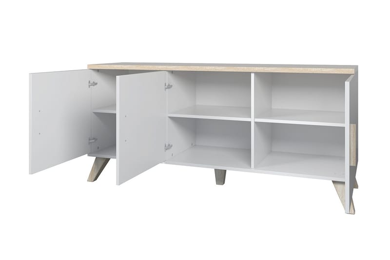 Kardos Byrå 45x150 cm - Natur/Svart - Products - Förvaring - Förvaringsmöbler - Byrå - Hallbyrå