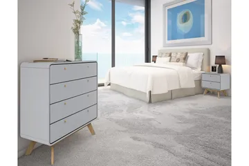 Olivet Byrå 80x39 cm - Grå - Products - Förvaring - Förvaringsmöbler - Byrå - Hallbyrå