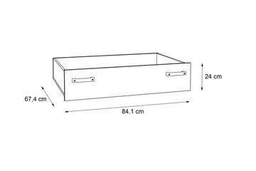 Cadle Byrå 104 cm - Brun - Products - Förvaring - Förvaringsmöbler - Byrå