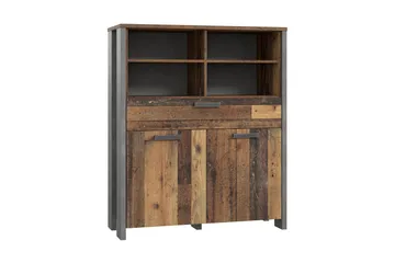 Cadle Byrå 107 cm - Brun/Grå - Products - Förvaring - Förvaringsmöbler - Byrå