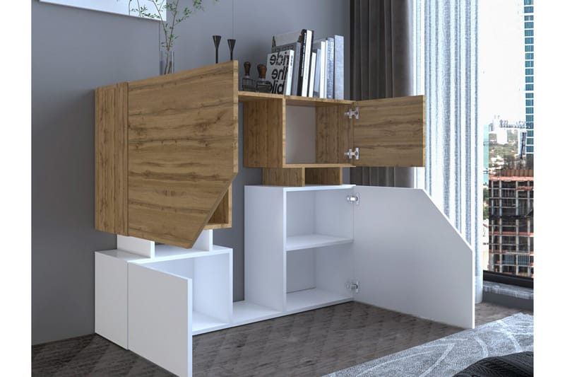 Carbost Möbelset För Vardagsrum White - Products - Förvaring - Förvaringsmöbler - Möbelset för vardagsrum