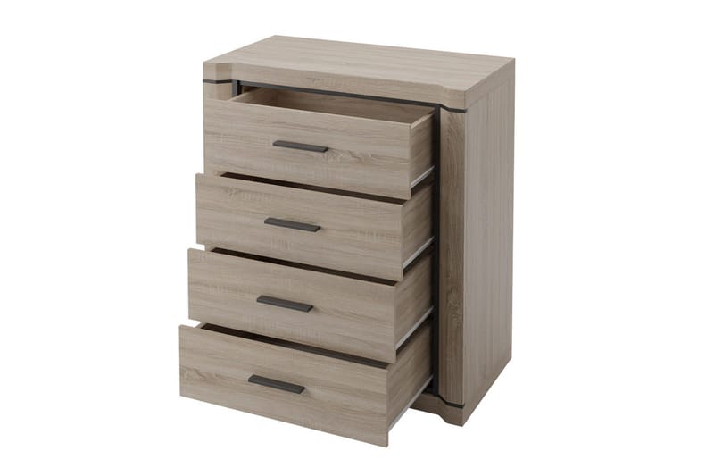 Dallas Skänk 80,5x43,5x91 cm LED-belysning - Ek - Products - Förvaring - Förvaringsmöbler - Sideboard & skänk