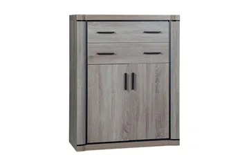 Dallas Skänk 97x43,5x123 cm LED-belysning - Beige/Grå - Products - Förvaring - Förvaringsmöbler - Sideboard & skänk