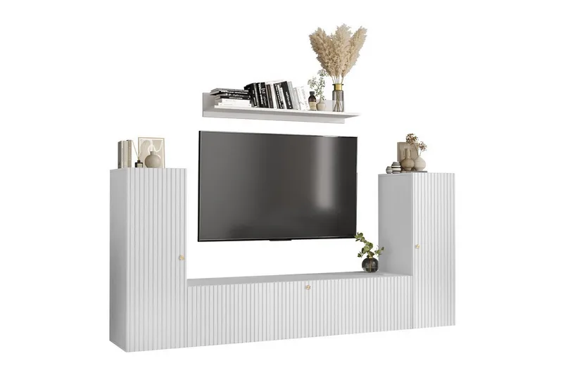 Dunvegan Möbelset För Vardagsrum White