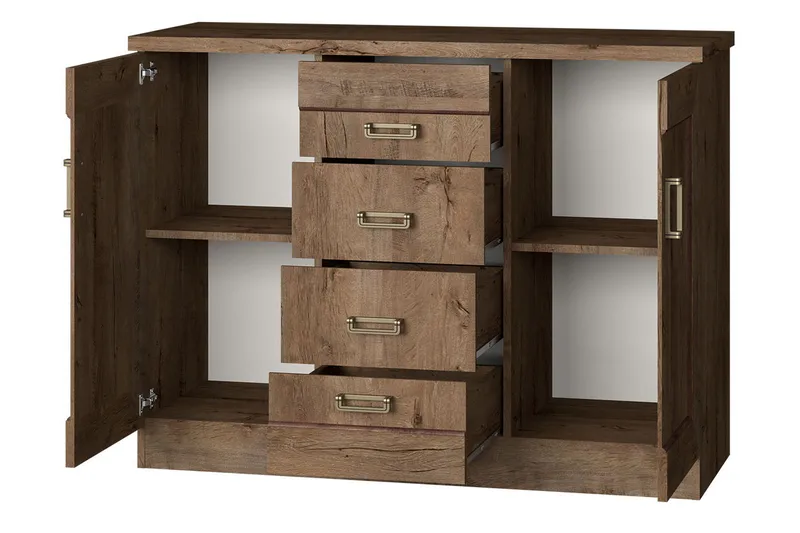 Tadeusz Byrå 120x44x90 cm - Brun - Products - Förvaring - Förvaringsmöbler - Byrå