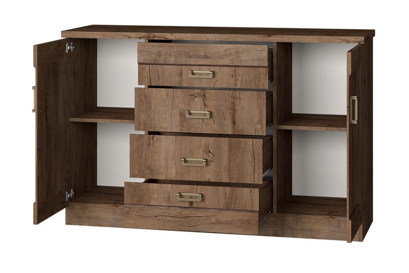 Tadeusz Byrå 140x44x90 cm - Brun - Products - Förvaring - Förvaringsmöbler - Byrå