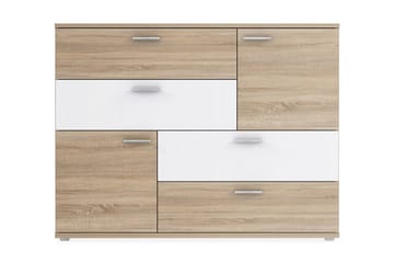 Waunifor Byrå 125 cm - Brun/Vit - Products - Förvaring - Förvaringsmöbler - Byrå