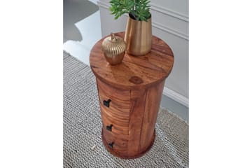 Willowdale Sideboard 35 cm 3 Lådor Runt - Brun - Products - Förvaring - Förvaringsmöbler - Sideboard & skänk