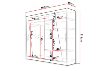 Garderob Prag - Vit - Products - Förvaring - Garderober & garderobssystem