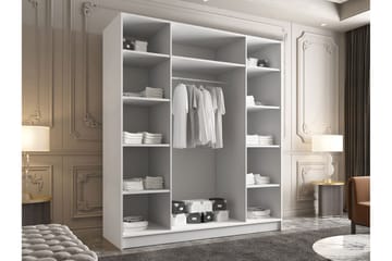 Vadstena Garderob 200 cm - Svart/Guld - Products - Förvaring - Garderober & garderobssystem - Garderobsskåp