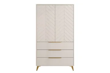 Vemdalen Garderob 104 cm - Sand beige - Products - Förvaring - Garderober & garderobssystem - Garderobsskåp