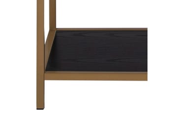 Hasslevik Bokhylla 77x35 cm 4 Hyllor - Svart - Products - Förvaring - Hylla - Bokhylla