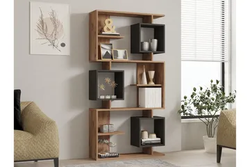 Icardi Bokhylla 90 cm - Brun/Antracit - Products - Förvaring - Hylla - Bokhylla