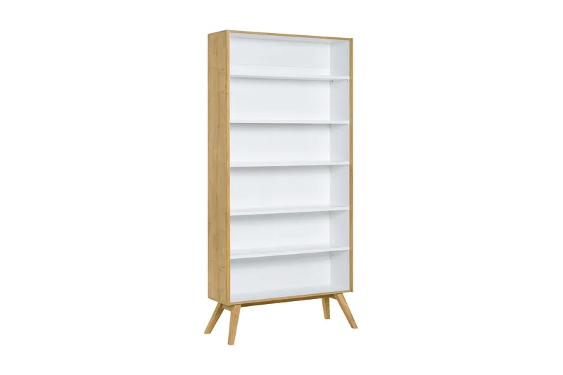 Nature Bokhylla Vit/Natur - VOX - Products - Förvaring - Hylla - Bokhylla
