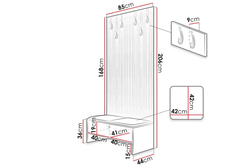 Dunvegan Highboard Black - Products - Förvaring - Skåp - Förvaringsskåp