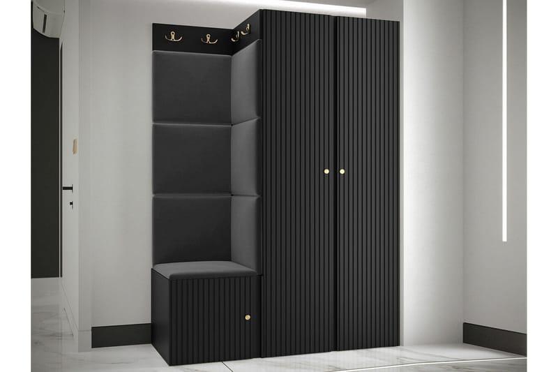 Dunvegan Highboard Black - Products - Förvaring - Skåp - Förvaringsskåp