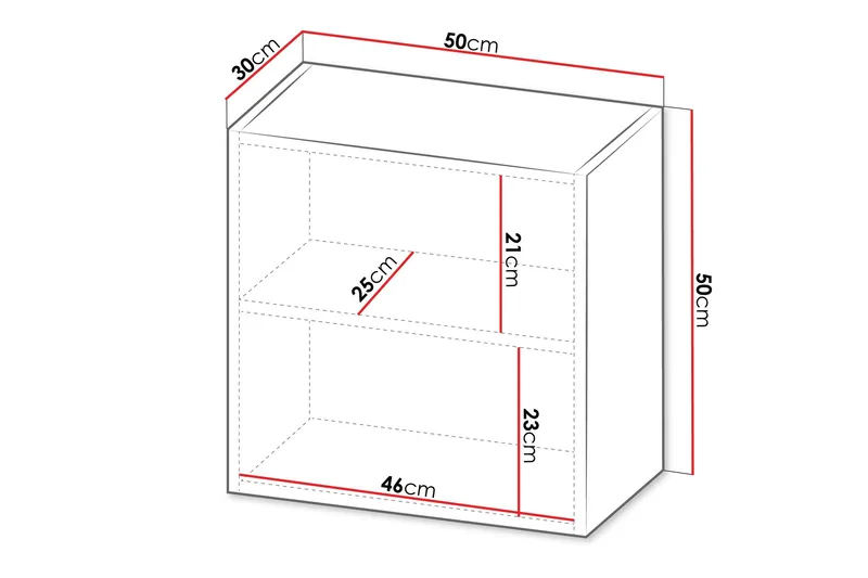 Kangana Vitrinskåp 50x50 cm - Beige - Products - Förvaring - Skåp - Vitrinskåp