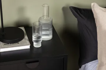 Piring Skåpsbyrå med två lådor 45x40x52 cm - Svart - Products - Förvaring - Skåp - Förvaringsskåp