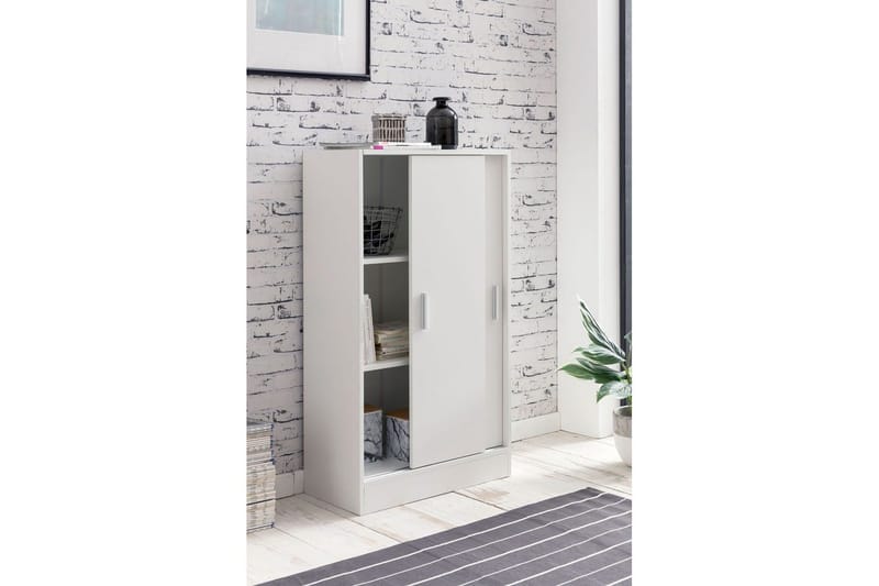 Sideboard Wohnling Melaminbelagd MDF-skjutdörrar Modern - Products - Förvaring - Skåp - Förvaringsskåp