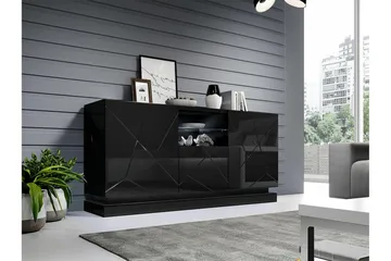 Strontian Highboard Scandinavian Choice Black - Products - Förvaring - Skåp - Förvaringsskåp
