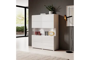 Toreno Highboard 39x122 cm - Vit - Products - Förvaring - Skåp - Förvaringsskåp
