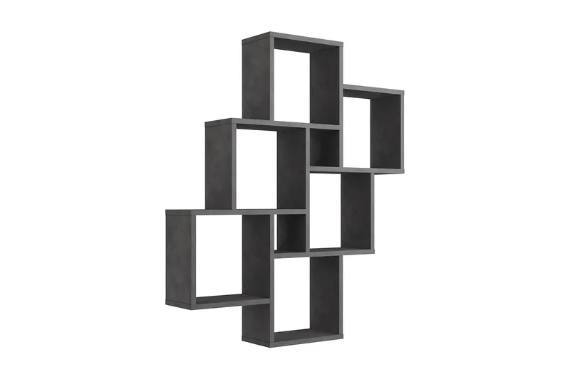 Brishana Vägghylla 81 cm, Svart