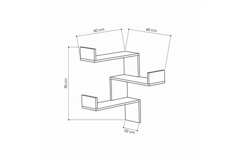 Homitis Vägghylla - Ek - Products - Förvaring - Småförvaring - Väggförvaring