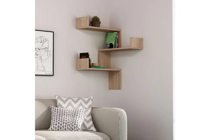 Homitis Vägghylla - Ek - Products - Förvaring - Småförvaring - Väggförvaring