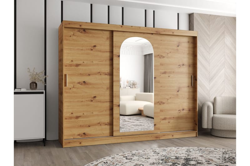 Tallmo Garderob m. Spegel 250x200 cm - Products - Förvaring - Garderober & garderobssystem