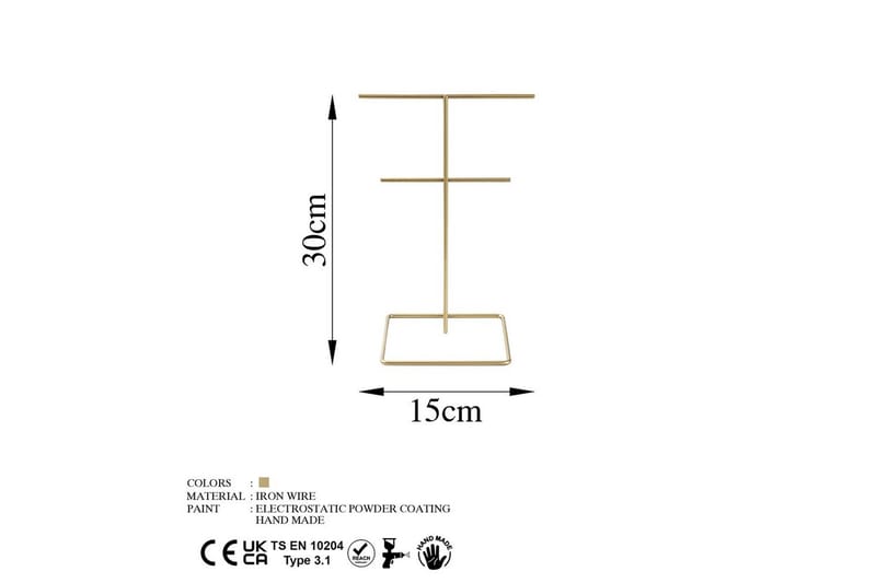Kovra Figurer - Guld - Products - Inredning - Dekoration & inredningsdetaljer