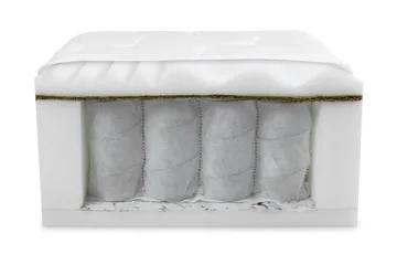 Fema Madrass 200x90x18 cm  Vit  Vit - Vit - Products - Möbler - Barnmöbler - Barnsäng & juniorsäng - Resårbotten barn & barn madrasser