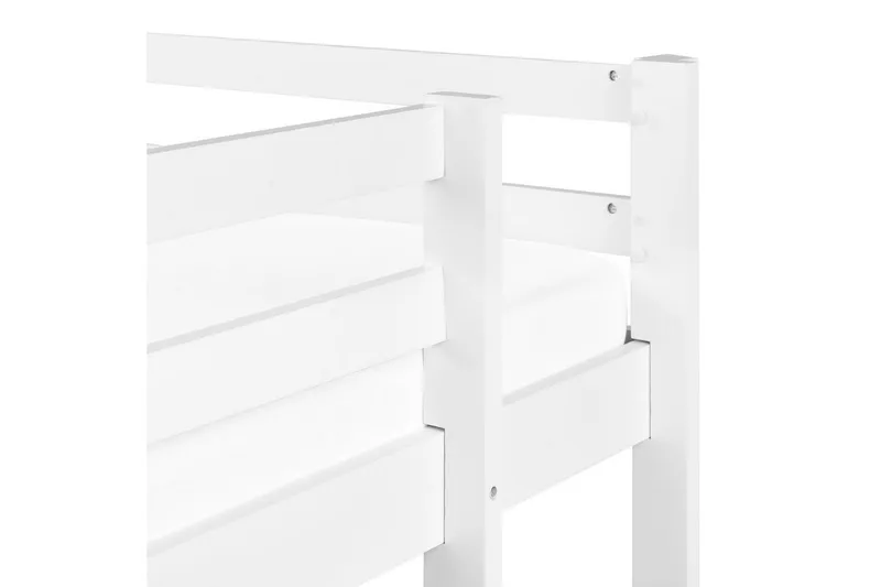 Högsäng med skrivbord Loury - Vit - Products - Möbler - Barnmöbler - Barnsäng & juniorsäng - Loftsäng barn