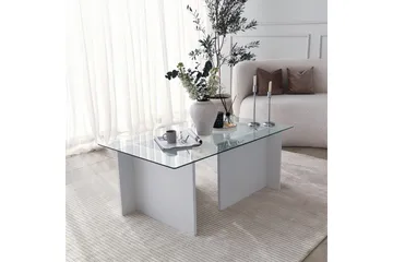 Almasi Soffbord 105x40x105 cm - Vit - Products - Möbler - Bord & matgrupp - Soffbord