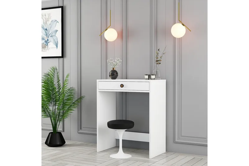 Ameias Sminkbord 70 cm - Vit - Products - Möbler - Bord & matgrupp - Sminkbord & toalettbord