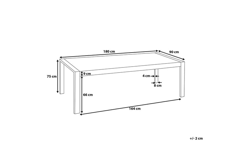 Arctic I Matbord 180 cm - Vit - Products - Möbler - Bord & matgrupp - Matbord & köksbord