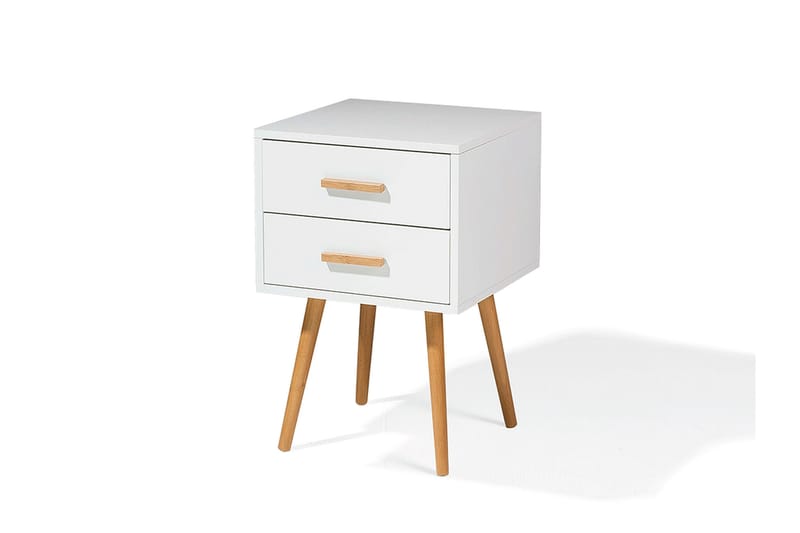 Alabama Sängbord 40 cm - Vit - Products - Möbler - Bord & matgrupp - Avlastningsbord & sidobord - Sängbord & nattduksbord