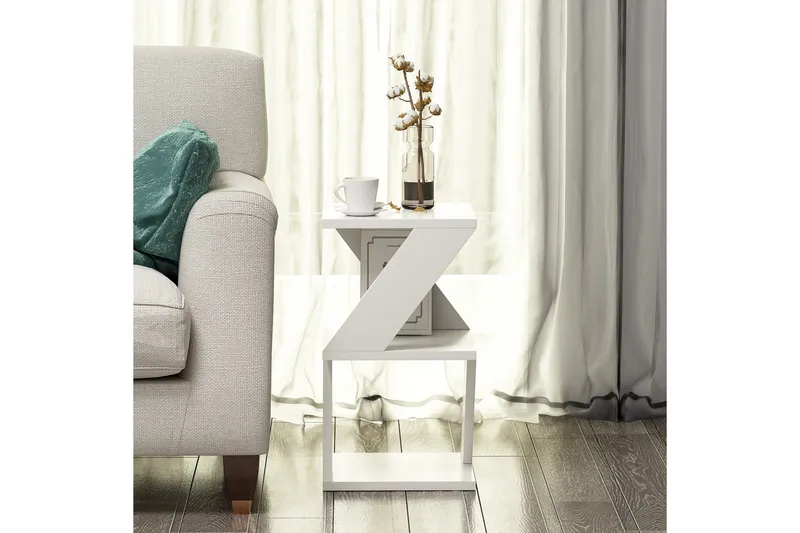 Albeni Sidobord 30 cm - Vit - Products - Möbler - Bord & matgrupp - Avlastningsbord & sidobord - Brickbord & småbord